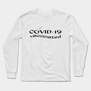 Covid vaccine aesthetic Long Sleeve T-Shirt